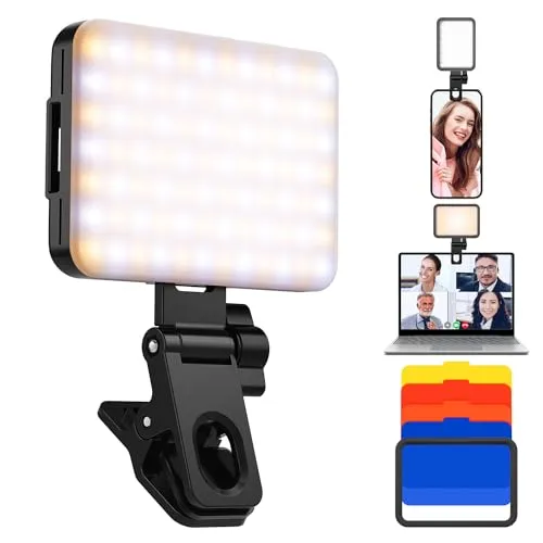 K&F Concept LED 84 luce video 3000K-10000K con clip