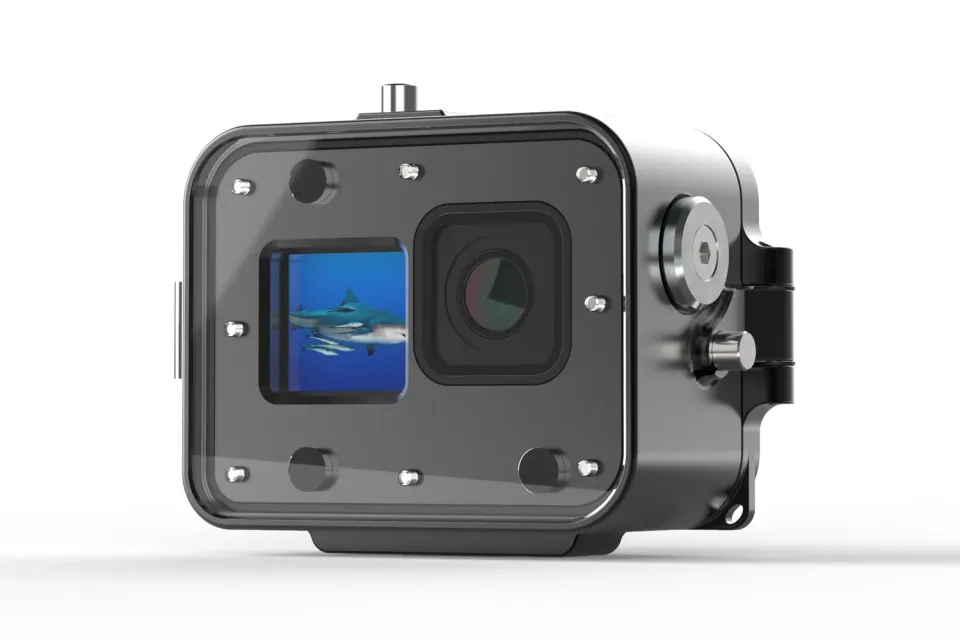 T-Housing Custodia Alluminio 250m per GoPro Hero 9-13 black