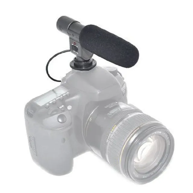 MegaGear Microfono Stereo Esterno per DSLR e Camcorder 90/120°