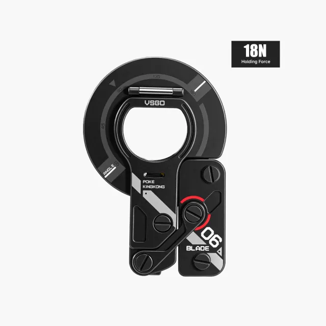VSGO supporto magnetico telefono nero 18N ultrasottile