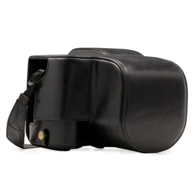 MegaGear Ever Ready MG549 custodia pelle nera Leica V-Lux Typ 114