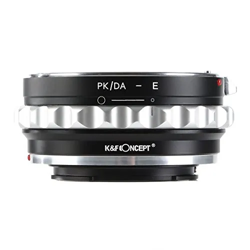 K&F Concept Pentax K- Sony E adattatore obiettivo manuale