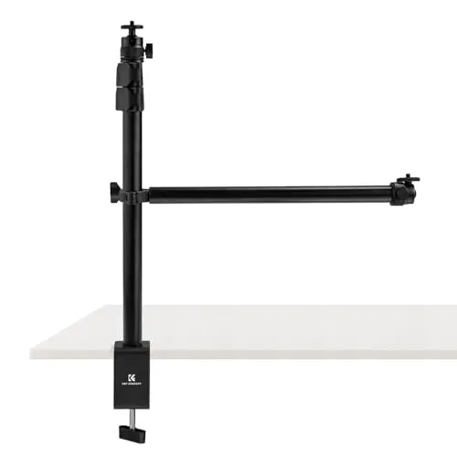 K&F Concept supporto tavolo fotocamera braccio 35 cm alluminio