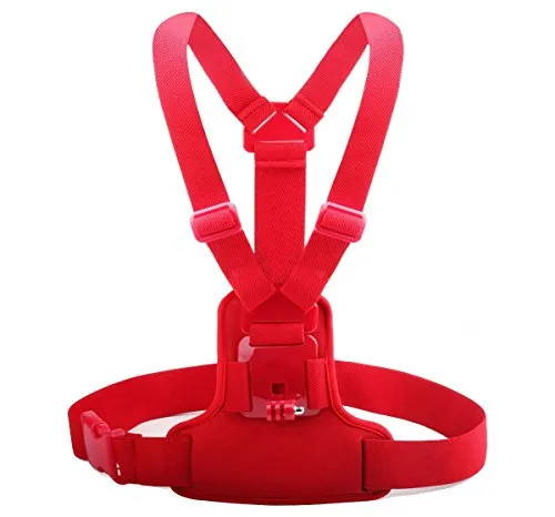 MegaGear GoPro fascia toracica pettorina sport rossa