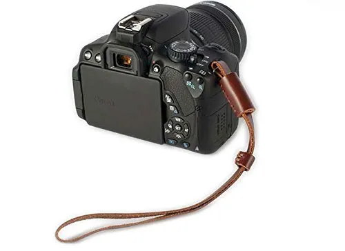MegaGear cinturino mano pelle reflex marrone scuro