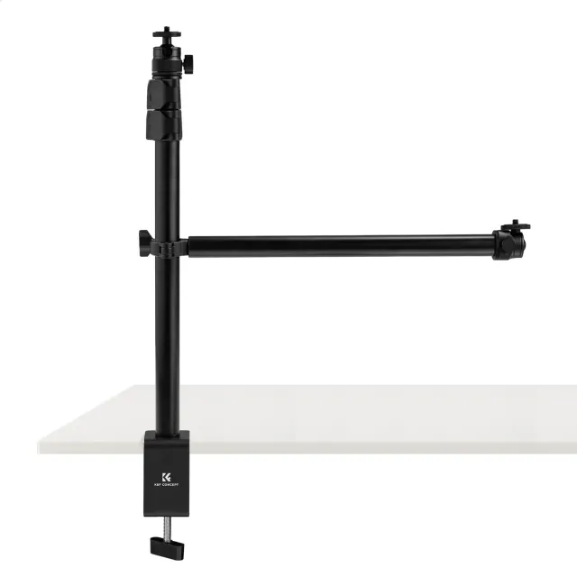 K&F Concept supporto tavolo fotocamera braccio 35 cm alluminio