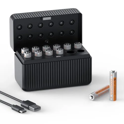 K&F Concept pile AAA litio 1,5V box 12 pezzi