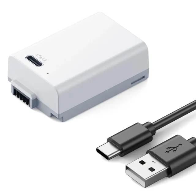 K&F Concept EN-EL25 batteria 1250mAh USB-C per Nikon Z30 Z50