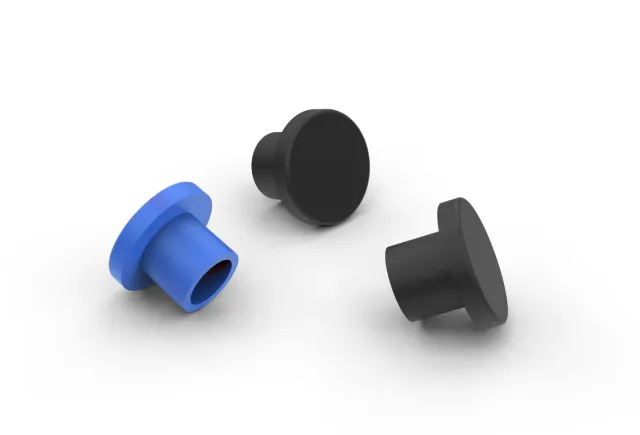 T-Housing cappucci pulsanti acciaio set 3 pezzi guanti