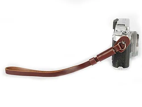 MegaGear cinturino mano pelle reflex marrone scuro