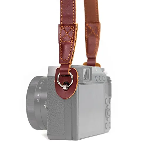 MegaGear SLR Tracolla fotocamera ecopelle marrone