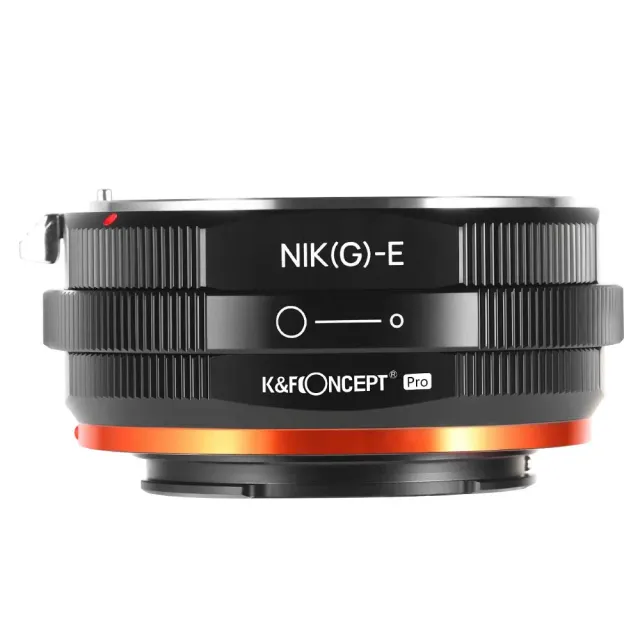 K&F Concept adattatore Nikon G/F/AI a Sony E laccato opaco