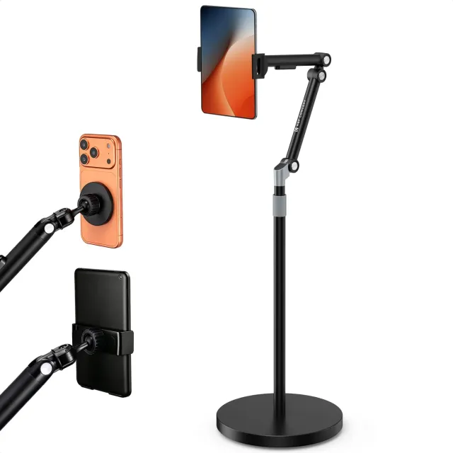 K&F Concept supporto pavimento tablet telefono regolabile