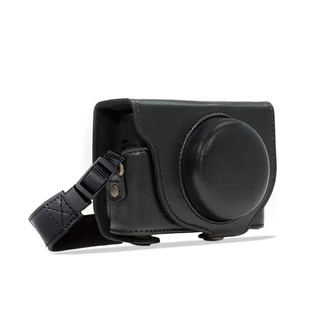MegaGear MG283 custodia ecopelle nera RX100 III VI