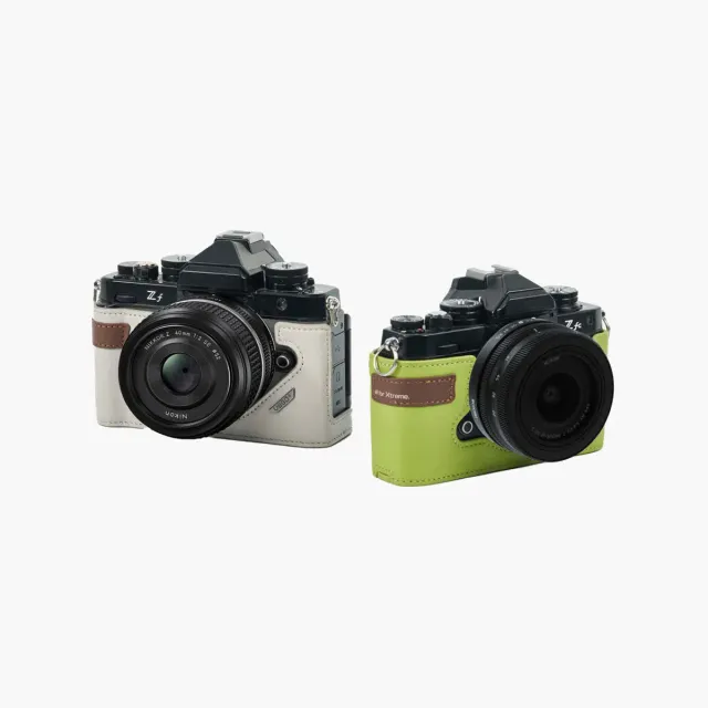 VSGO Black Snipe Nikon ZF custodia pelle grigia
