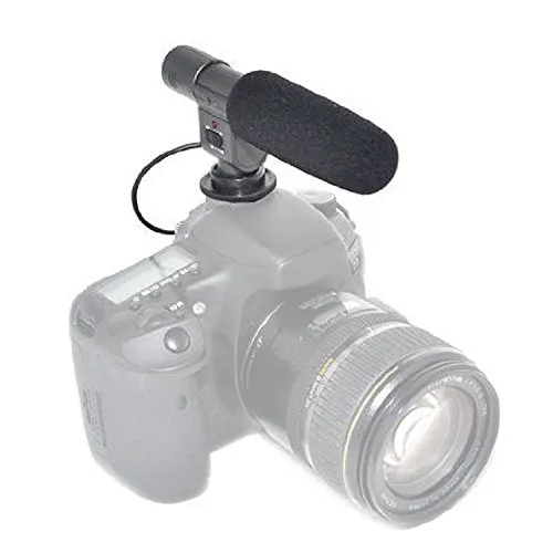MegaGear Microfono Stereo Esterno per DSLR e Camcorder 90/120°