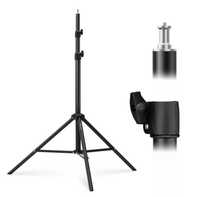 K&F Concept Stativo Luce Treppiede 280cm 1/4" con Custodia