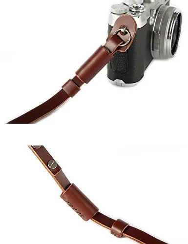 MegaGear cinturino mano pelle reflex marrone scuro