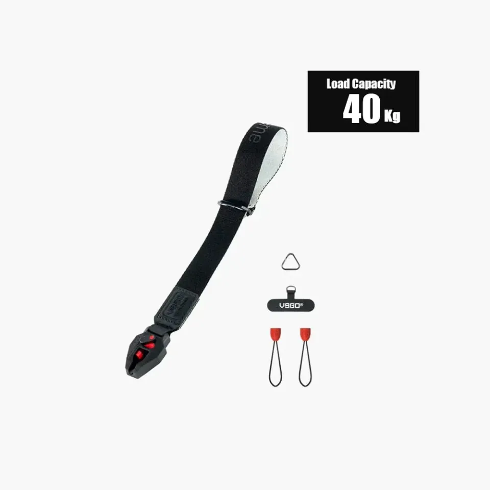 VSGO Black Snipe Pro cinturino polso fotocamera nero